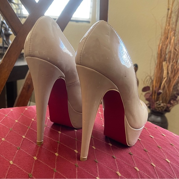 Christian Louboutin Peeptoe Heels - Picture 5 of 9